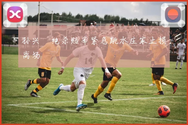 孙兴慜绝杀赔率紧急跳水庄家止损离场
